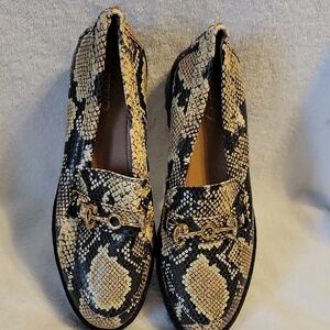 Circus NY Snake Print Loafers Size 10